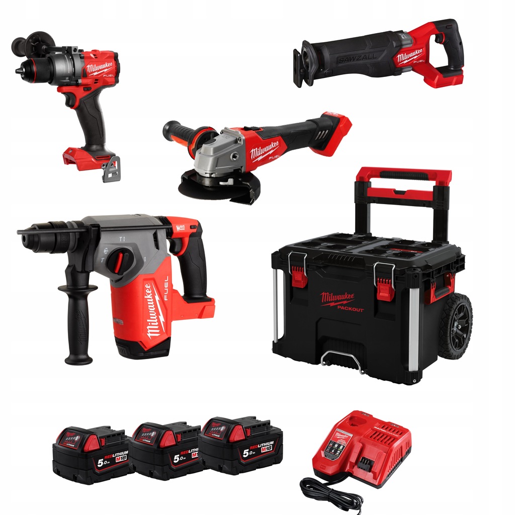 ZESTAW PROFESJONALNY MILWAUKEE M18 FPP4B 503P 14376106593 oficjalne archiwum Allegro