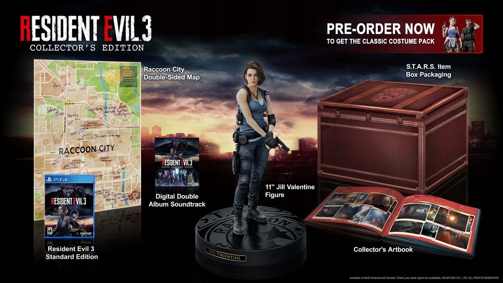 Купить НОВОЕ КОЛЛЕКЦИОННОЕ ИЗДАНИЕ RESIDENT EVIL 3 REMAKE: отзывы, фото ...
