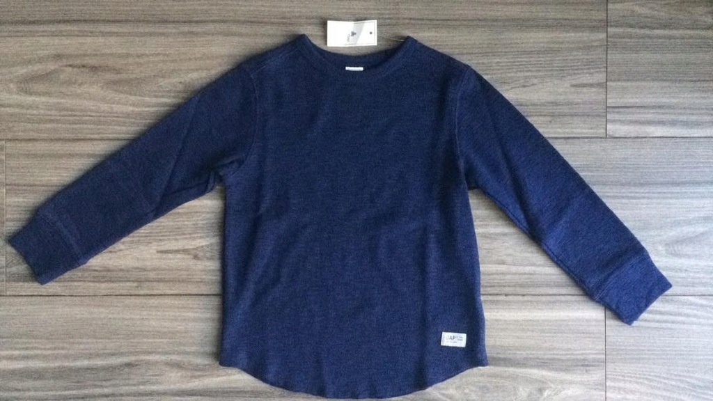 GAP SWETER GRANATOWY BLUZKA na 4 lata 104 NOWY