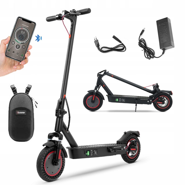 Składany Terenowy Skuter elektryczny iscooter i9max 500W 10AH35km/h 10" APP