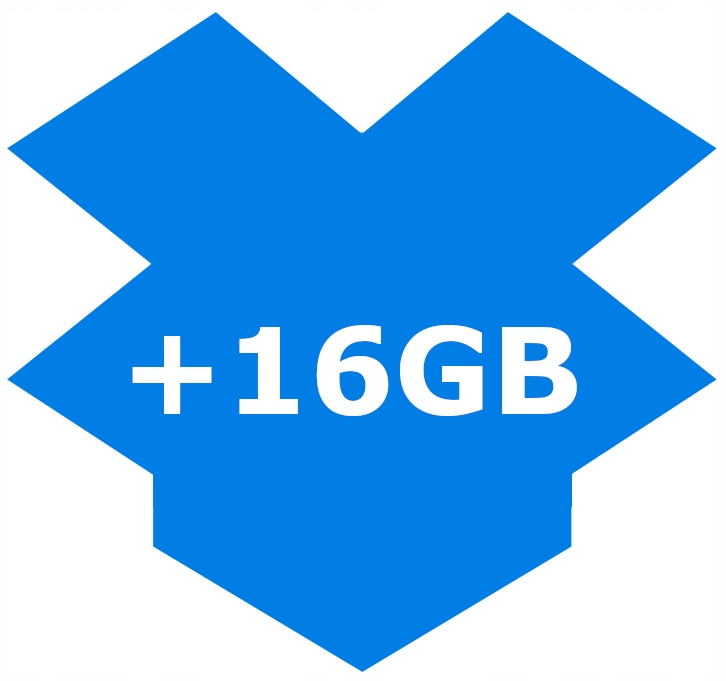 Dropbox: doładowanie 16GB dożywotnie NA ZAWSZE