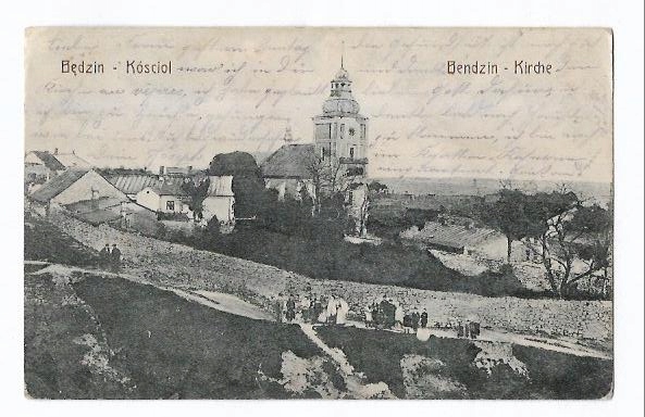 Będzin Bendzin Kirche 1915