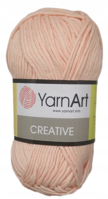 Włóczka YarnArt CREATIVE bawełna 100% łosoś 225