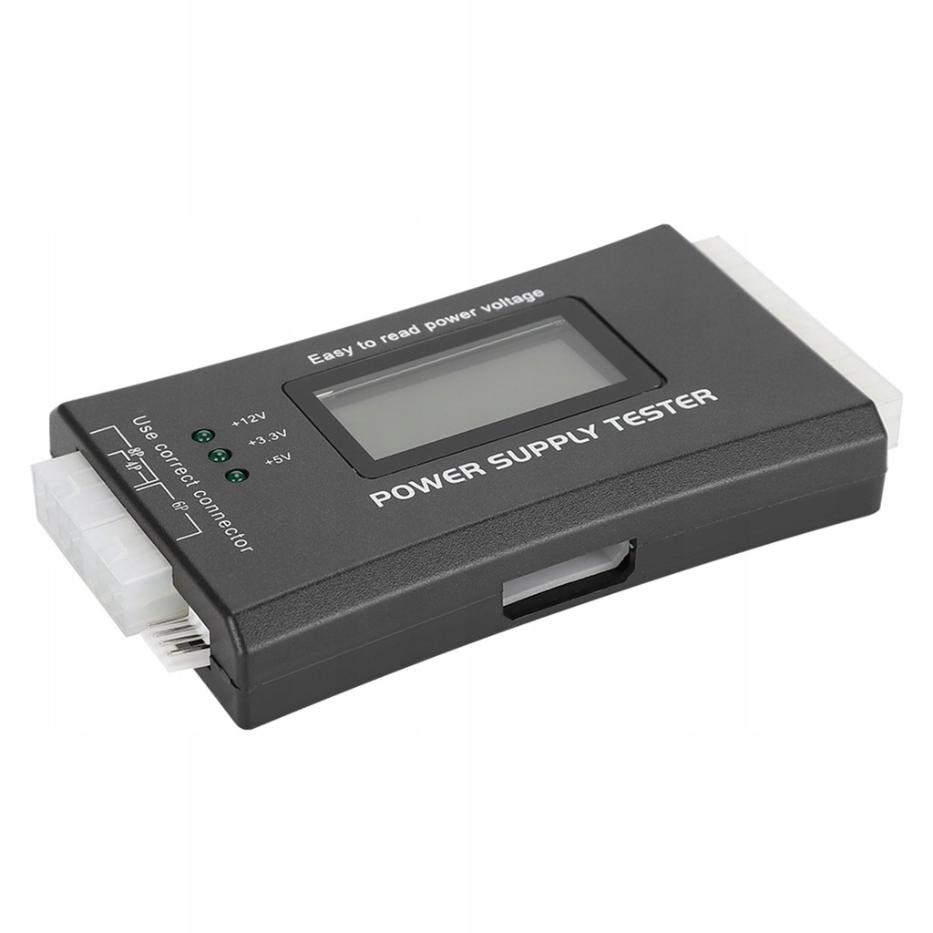 TESTER ZASILACZY 20PIN 24PIN ATX SATA MOLEX XECO