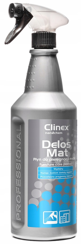 Płyn do pielęgnacji mebli CLINEX Delos Mat 1L