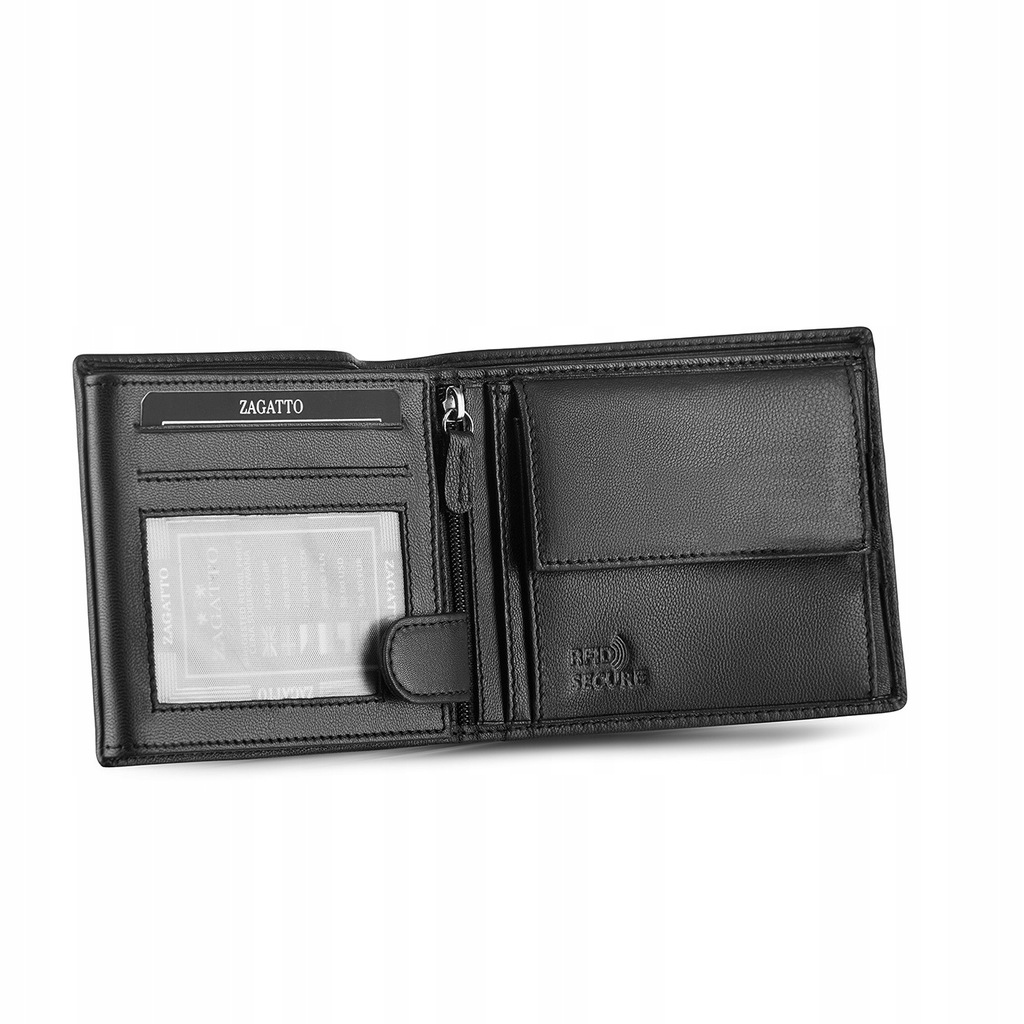 Купить Мужской кожаный кошелек Zagatto Classic с RFID: отзывы, фото, характеристики в интерне-магазине Aredi.ru
