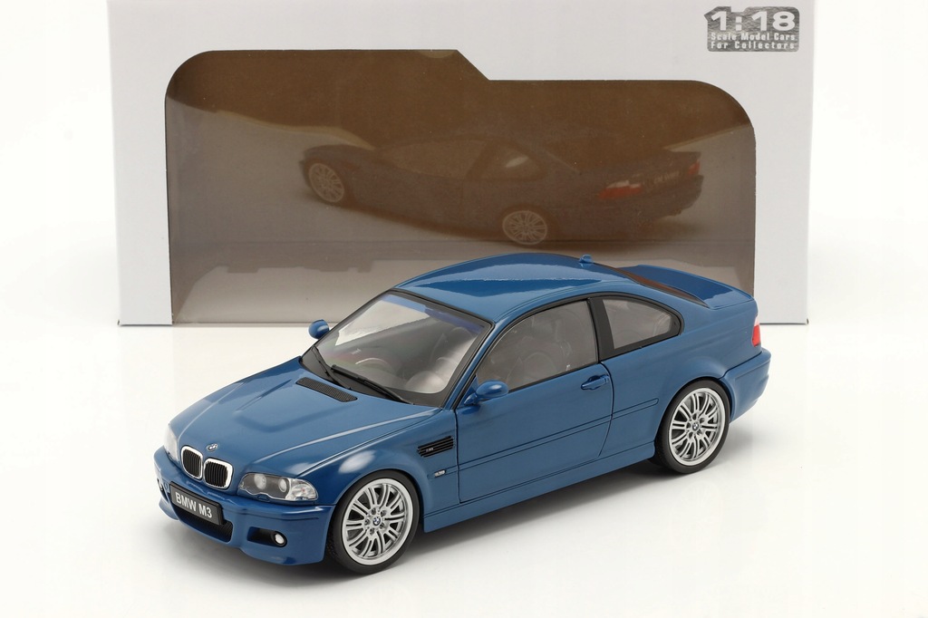 Купить BMW E46 M3 Coupe 2000 Laguna Seca Blue Solido 1:18: отзывы, фото, характеристики в интерне-магазине Aredi.ru