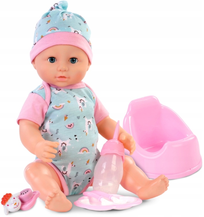 LALKA BOBAS MÓWI PL SMOCZEK BUTELKA NOCNIK SIUSIA+