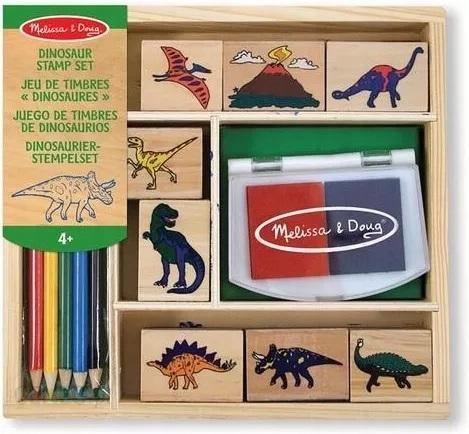 ZESTAW STEMPELKÓW - DINOZAURY, MELISSA & DOUG