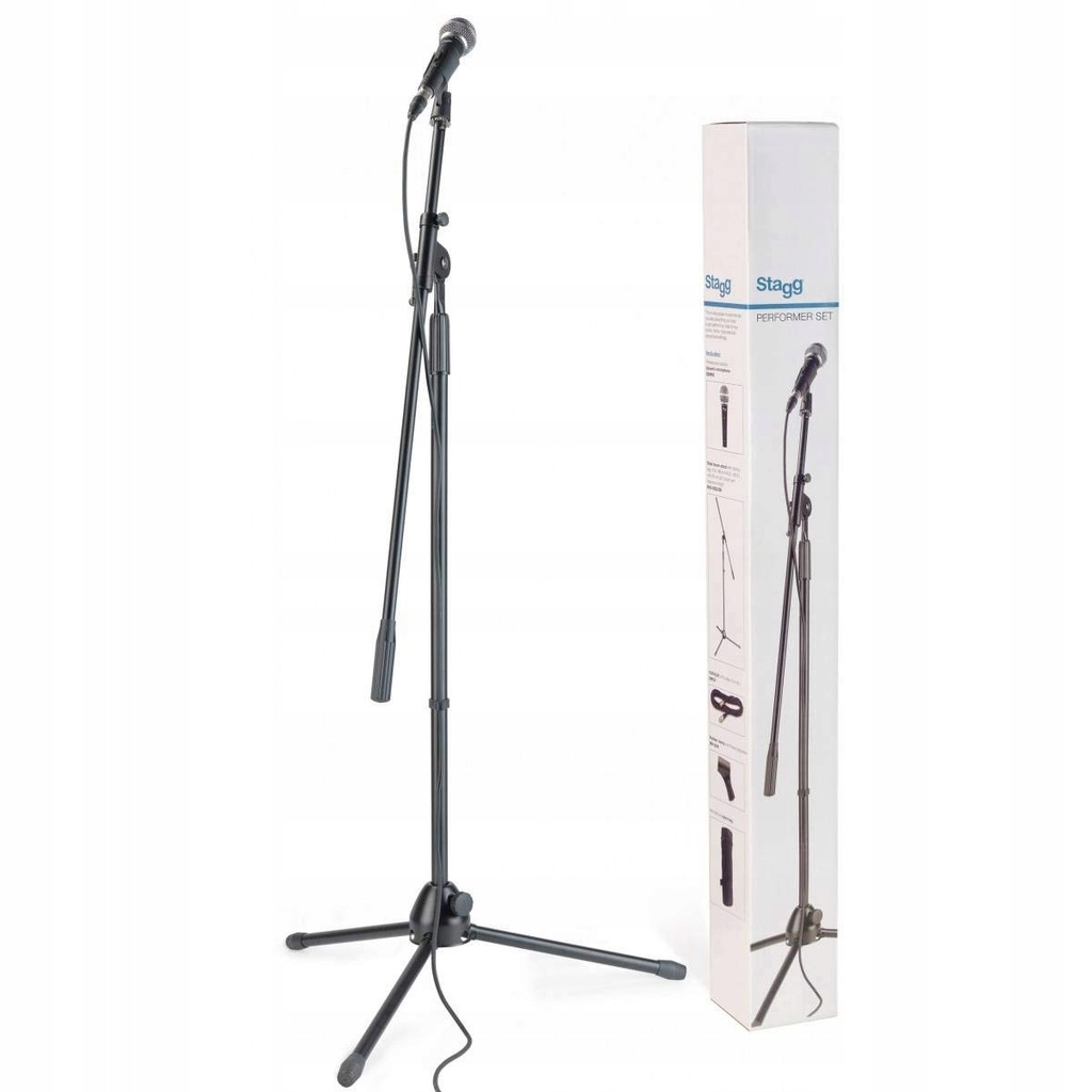 Emd Stagg mikrofon + zestaw stoisk