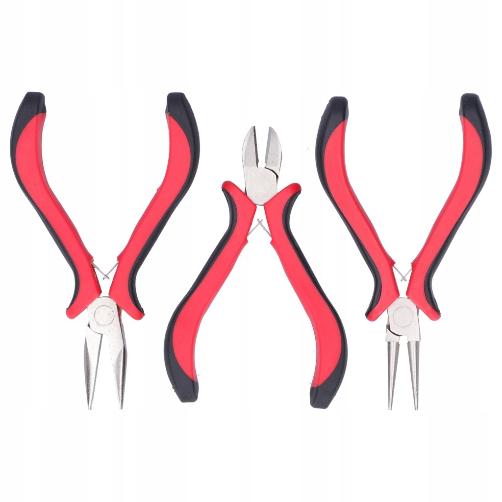 3 SZTUK SZCZYPCE JUBILERSKIE PRECYZYJNE ZESTAW