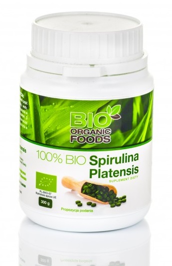 Spirulina BIO ORGANIC FOODS 1200tab 300 g 100% BIO