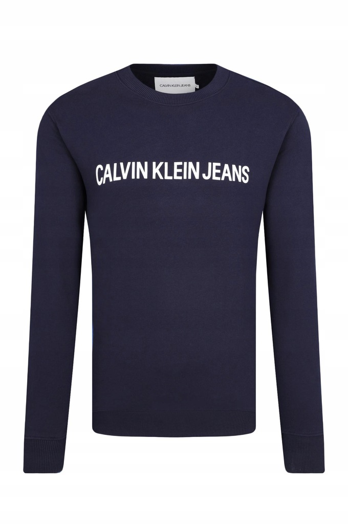 BLUZA CALVIN KLEIN MĘSKA DUŻE LOGO GRANAT