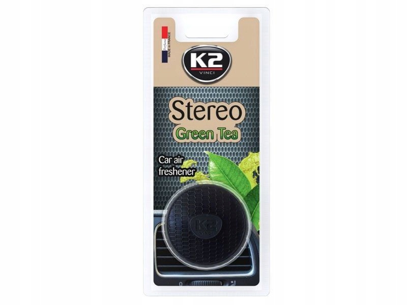 K2 Stereo Green tea Zapach samochodowy na kratkę