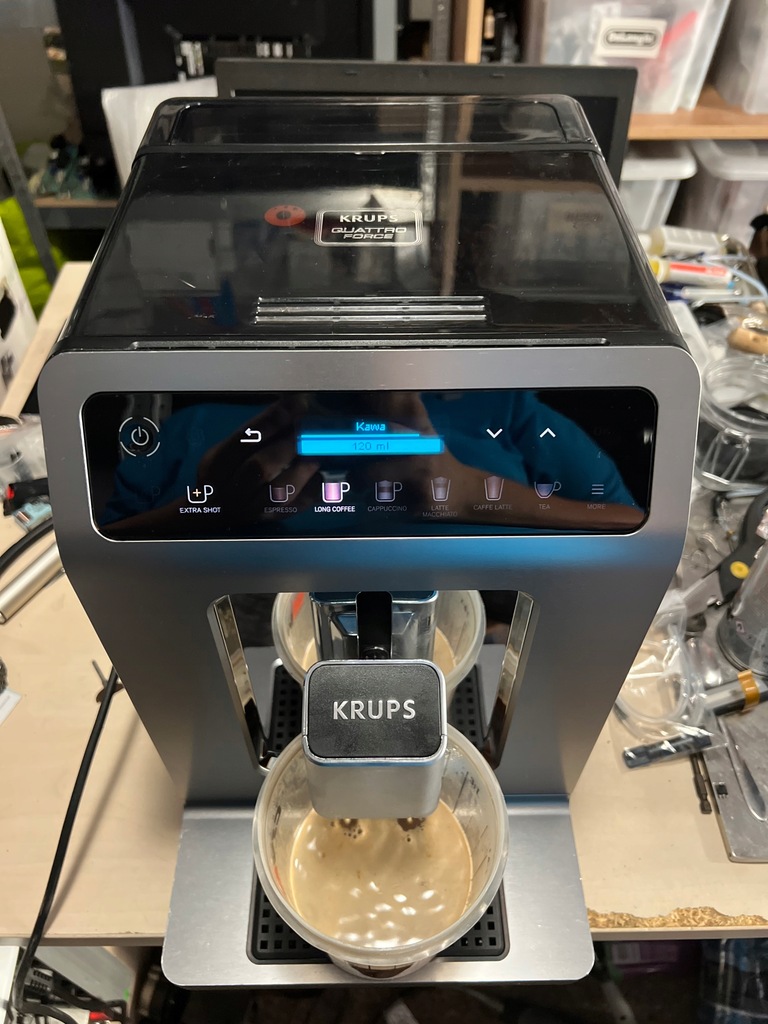 Ekspres KRUPS EVIDENCE EA894T cappuccino latte 12628919564