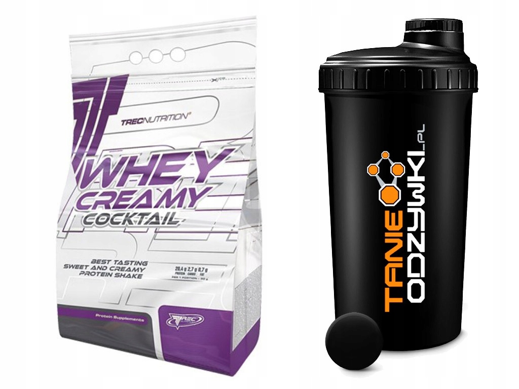 TREC WHEY CREAMY COCKTAIL 2275G BIAŁKO PROTEINY