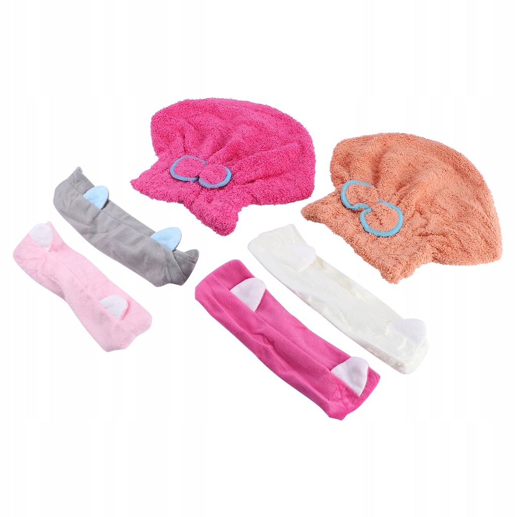 1 SET OF BATH TOOLS HAIR TOWEL WRAP WASHING FACE H