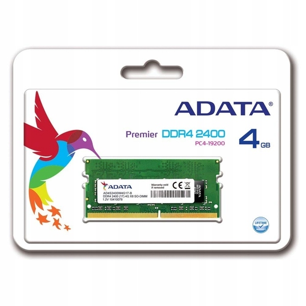 ADATA 4 GB 2400 DDR4 AD4S2400W4G17-S