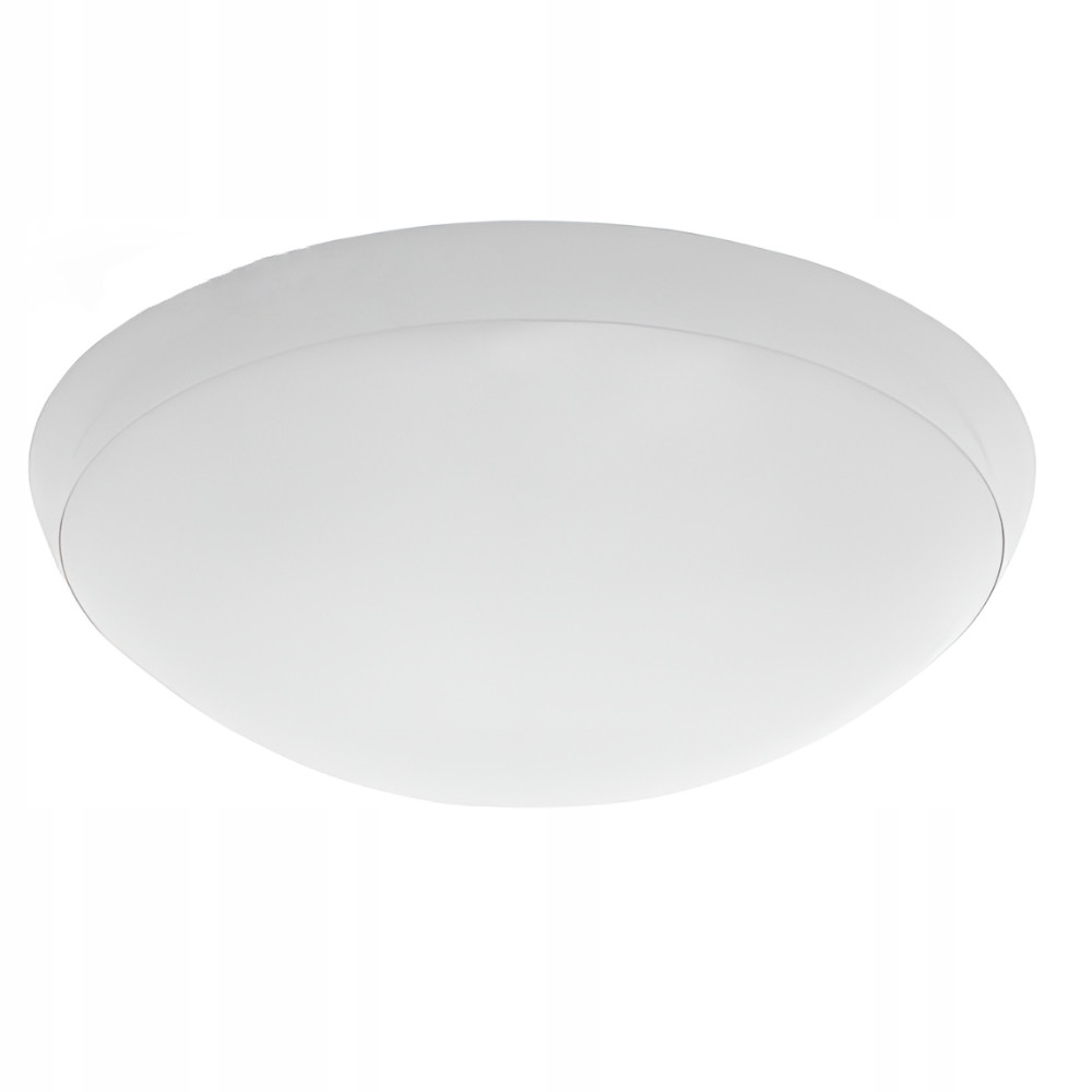 OPRAWA PLAFON A55 75W E27 230V IP44 KLOSZ PC MLECZNY Z CZUJN. RUCHU LENA