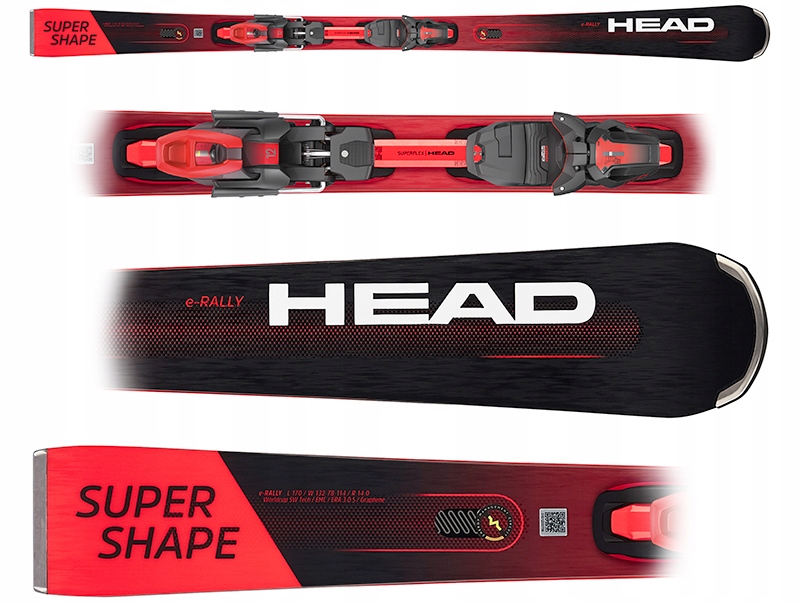 Narty Head SUPERSHAPE E-RALLY 2023 + PRD 12 156cm