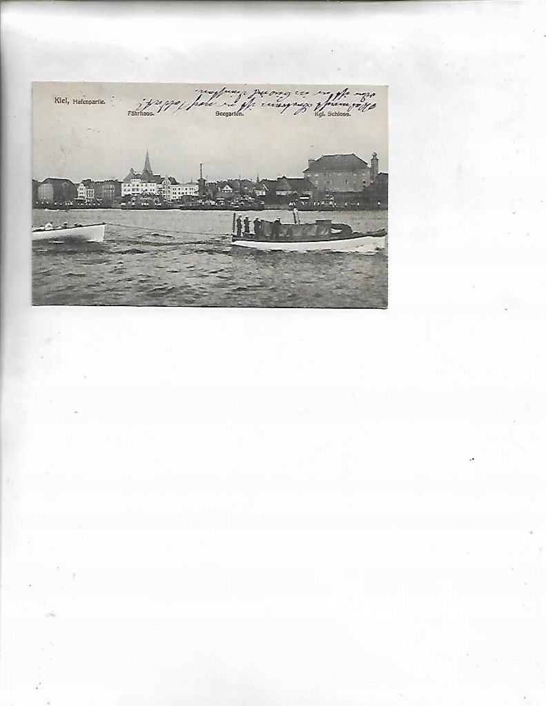 Kiel Kilonia Hafenpartie Barki Fahrhaus1912