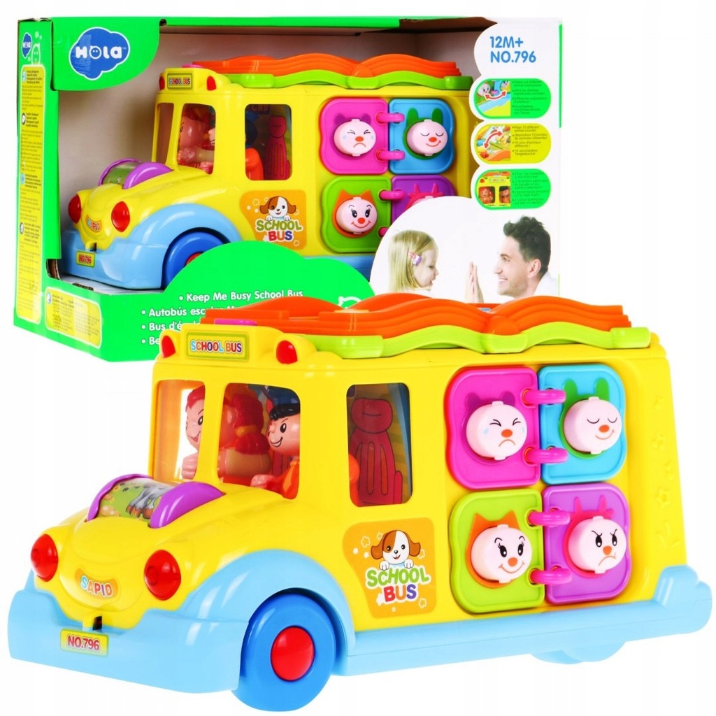 Autobus multifunkcyjny zabawka edukacyjna dźwięki