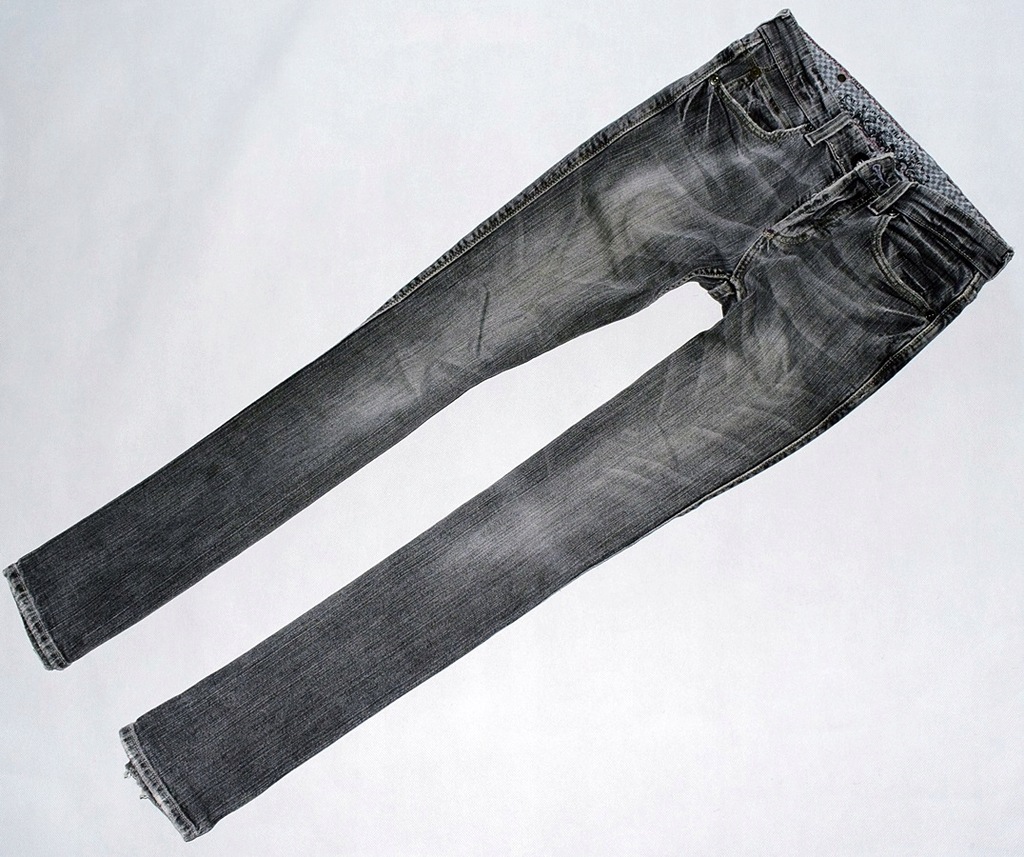 5580-83 RIVER ISLAND m#b SZARE RURKI JEANS W28 L32