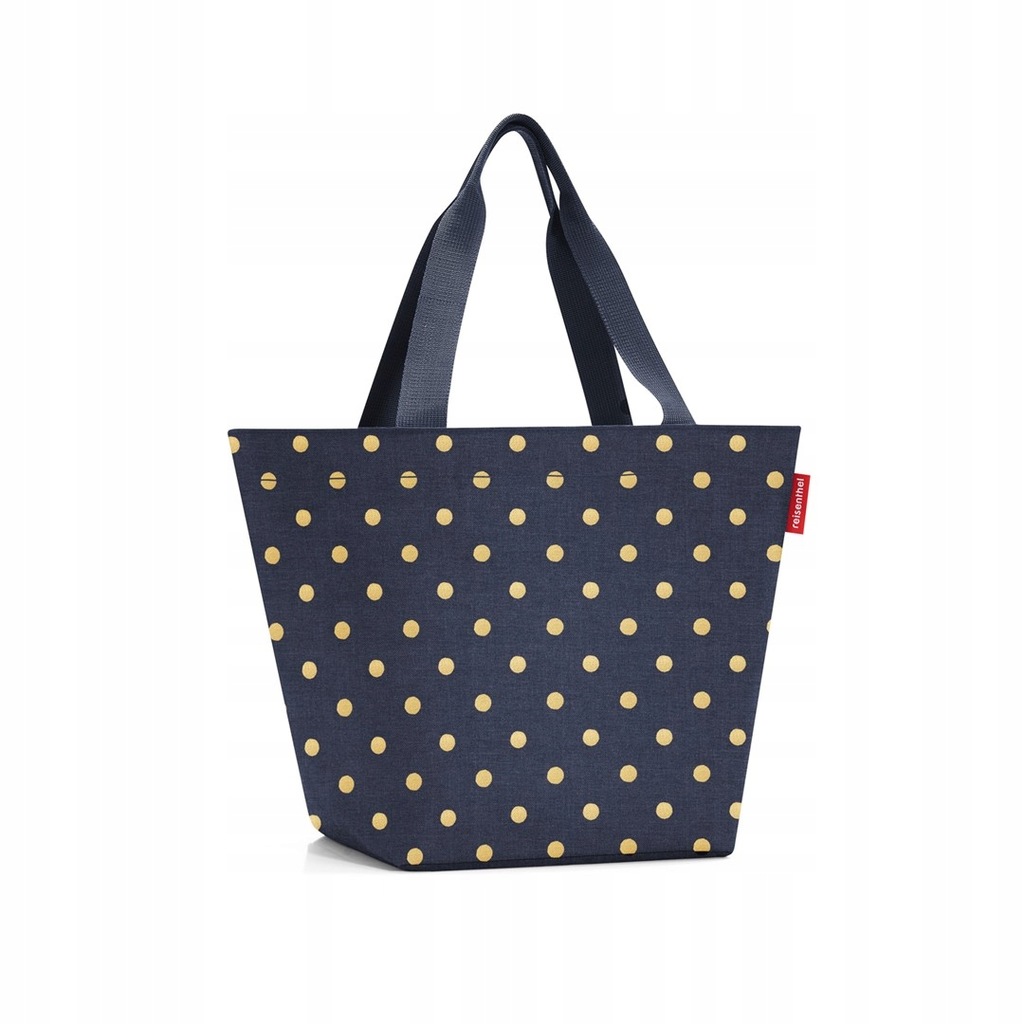Torba SHOPPER M, metallic dots blue