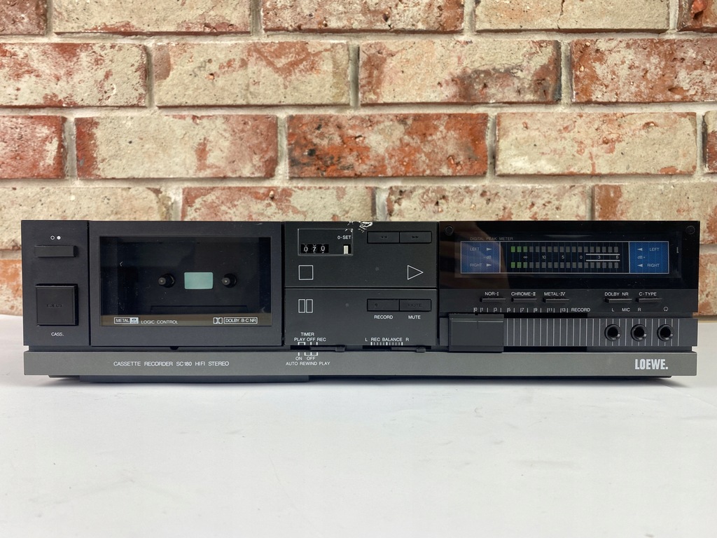 Loewe SC180 Cassette deck odtwarzacz kaset vintage