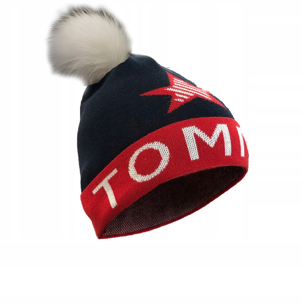 Czapka z pomponem Tommy Hilfiger Ziomwa