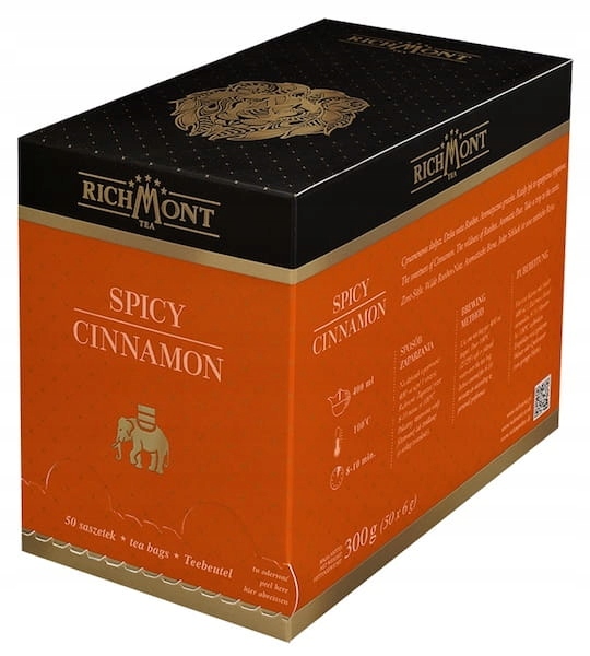 Herbata Richmont Spicy Cinnamon 50x6g - aromatyzow