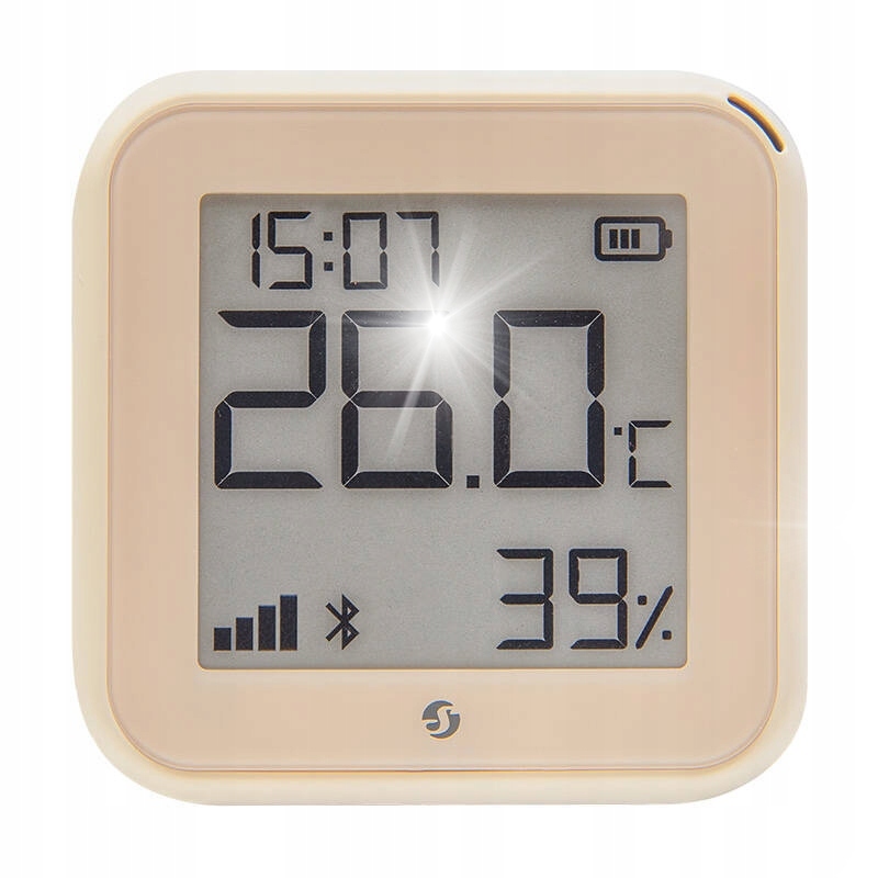 Czujnik temp. i wilgotności WIFI Shelly H&T gen3 (Mokka)
