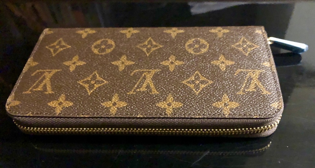 Portfel damski Louis Vuitton z rachunkiem