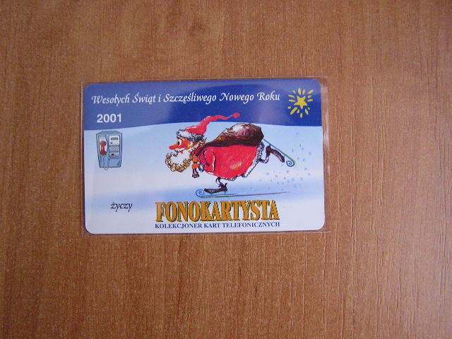 KARTA Kolekcjonerska *FONOKARTYSTA - 2001*