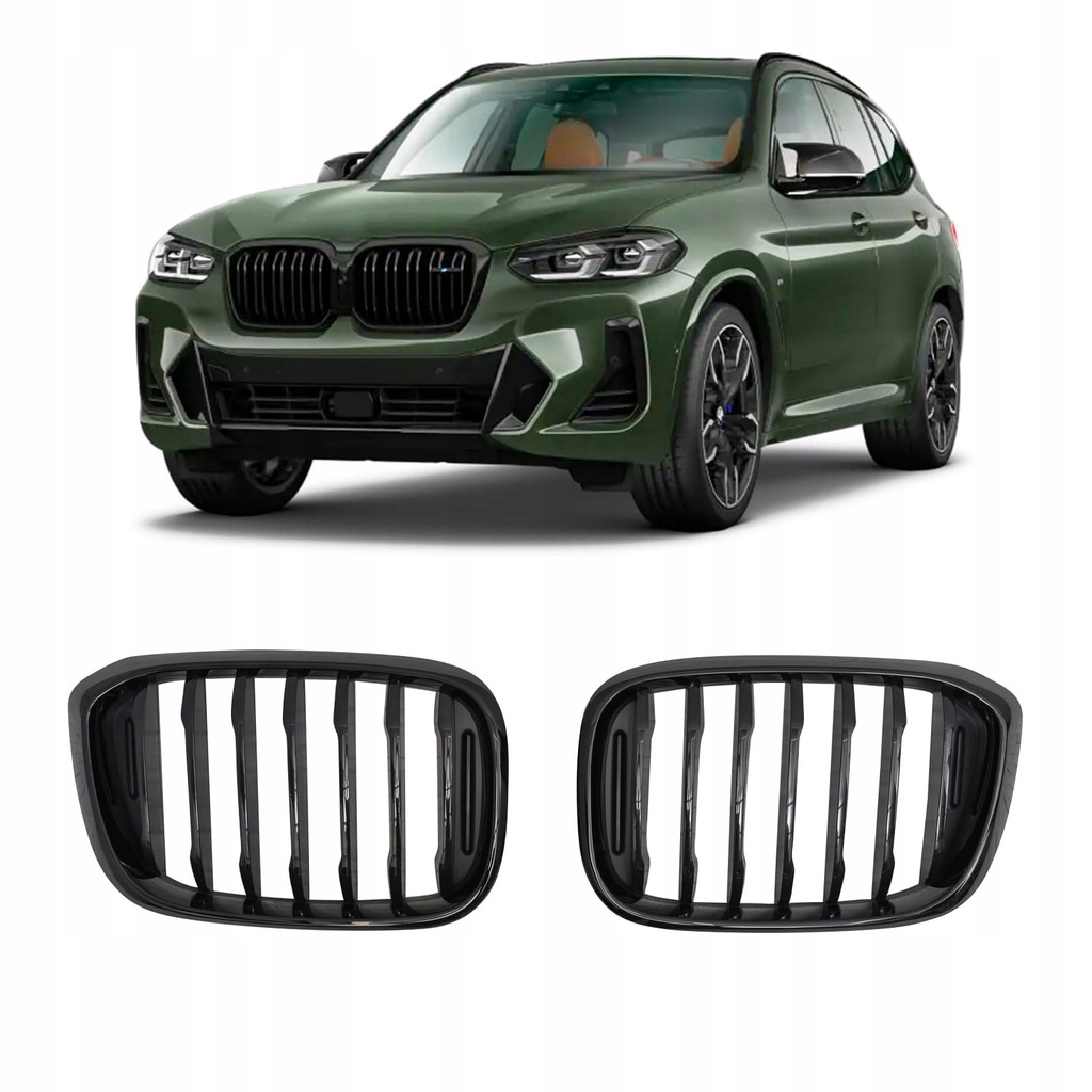 BMW X3 G01 2017 TUNINGOWY GRILL PRZEDNI CZARNY WZÓR M PAKIET ATRAPA NERKI