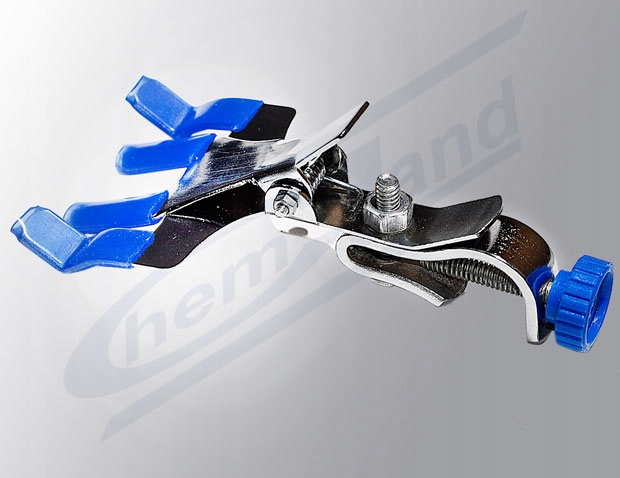 łapa do biuret pojedyncza metalowa z łącznikiem