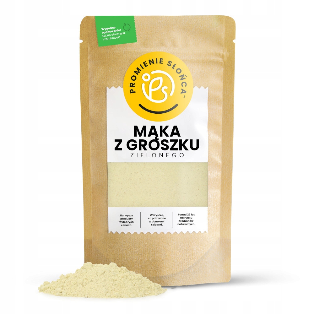 Mąka z GROCHU GROSZKU ZIELONEGO 1000g