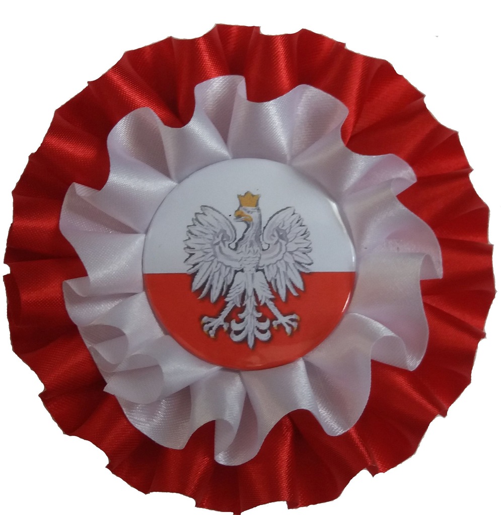 Kotylion polski,narodowy mini rozeta,floo nr 2