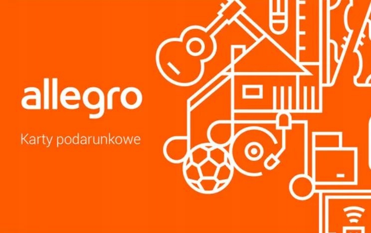 Karta podarunkowa Allegro cyfrowa 50 zł