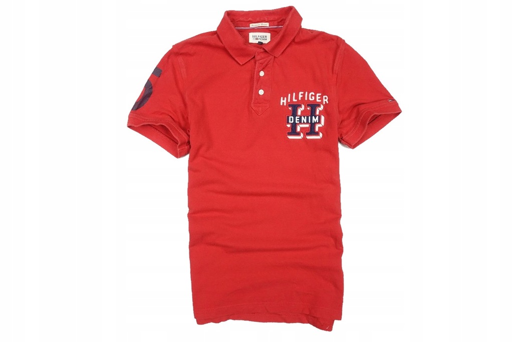 TOMMY HILFIGER denim POLO koszulka slim fit M