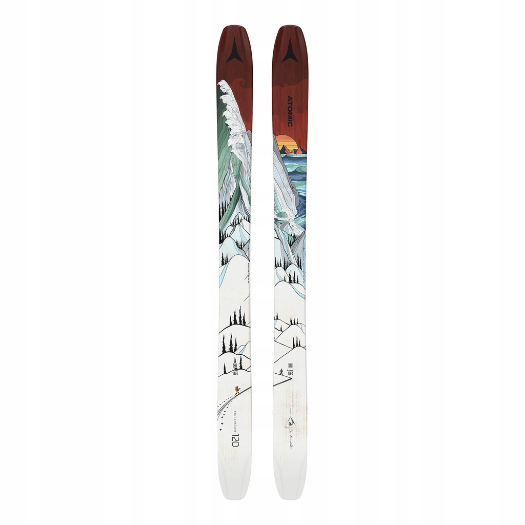 narty freeride ATOMIC BENT CHETLER 120 176cm nowe