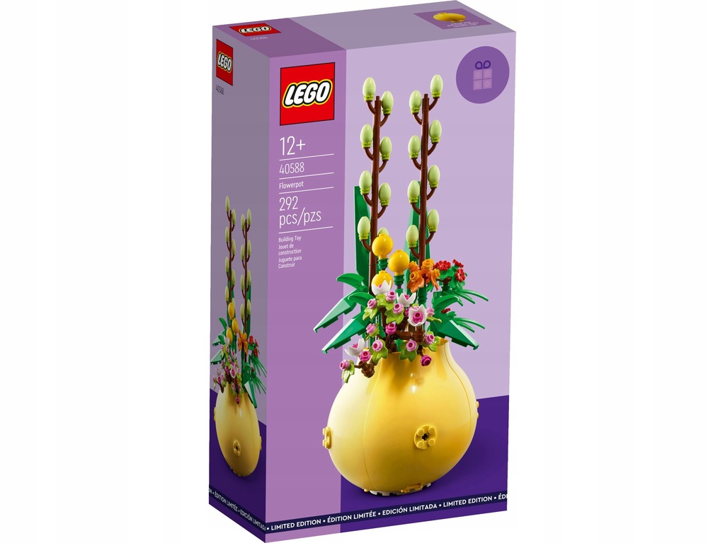 LEGO Creator 40588 Doniczka Kwiaty Wielkanoc Bazie