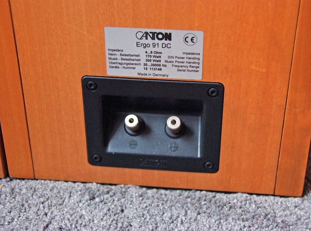 CANTON ERGO 91 DC Kolumny 300Watt Buk 7655558703 oficjalne archiwum Allegro