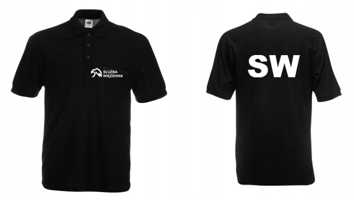 Koszulka polo SŁUŻBA WIĘZIENNA logo BLPM XL