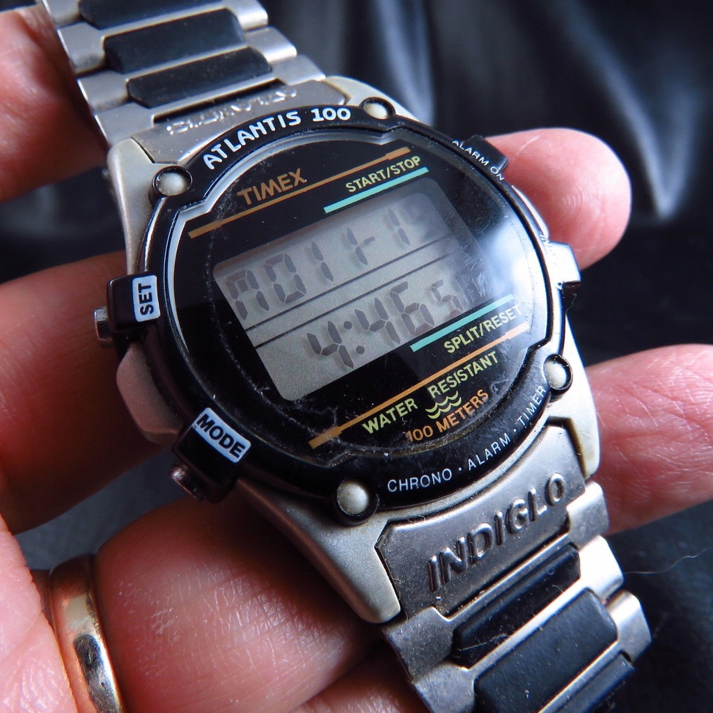 TIMEX ATLANTIS 100 ZABYTKOWY SPORTOWY ZEGAREK - 7753794612 - oficjalne archiwum Allegro