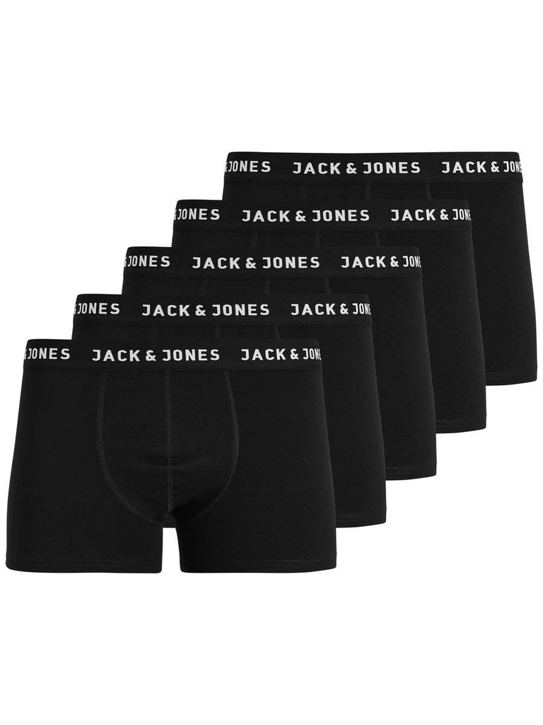 JACK & JONES Bokserki męskie czarne XL