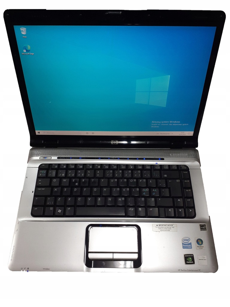 Laptop HP Pavilion dv6700 15,4 " 4 GB / 500 OPIS 13342002823