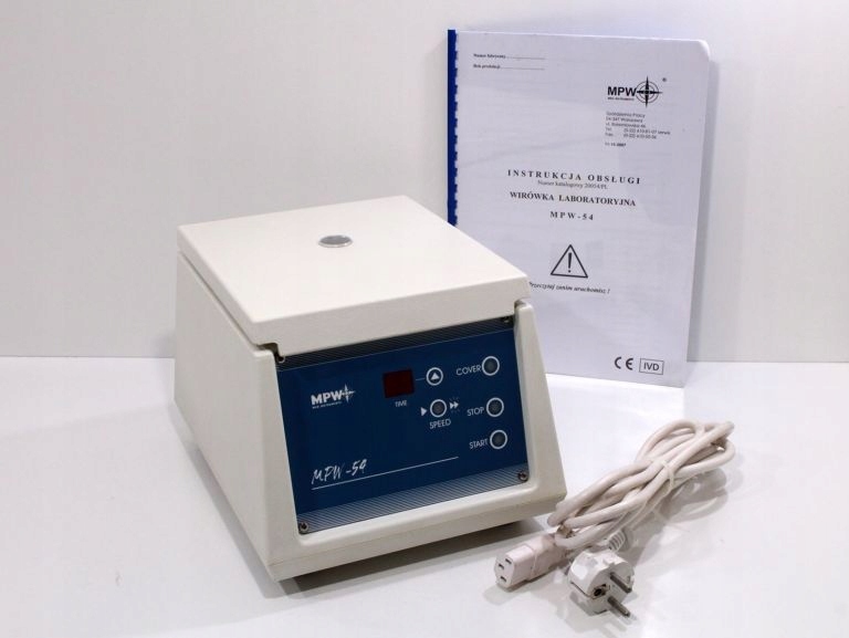 WIRÓWKA LABORATORYJNA MPW-54 INSTRUKCJA SUPER STA