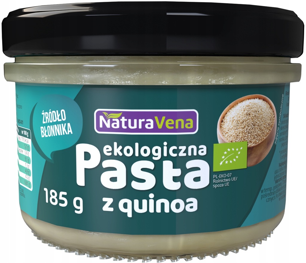 NaturAvena Pasta Ciecierz. Quinoa Susz.Pom BIO185g