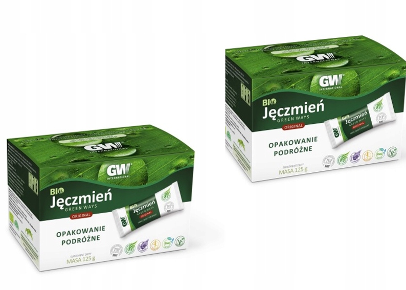 2 x Green Ways BIO JĘCZMIEŃ opakowanie podróżne 125 g./ 25 saszetek